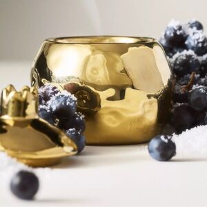 NWT Anthropologie Pomme Rouge Ceramic Fruit Candle